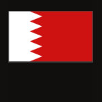 Bahrain Flag Map Spaghetti Top