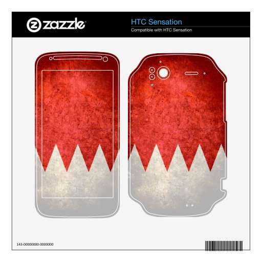 Bahrain Flag; Bahraini; البحرين Decal For HTC Sensation