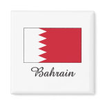 Bahrain Flag Design Magnets