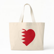 Bahrain Flag Heart bags by Vexillophile Bahrain Flag Heart bags