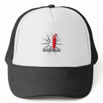 Bahrain Flag Map 2.0 Mesh Hats