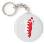 Bahrain Flag Map full size Key Chains