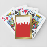 Bahrain Flag Playing Cards playing cards