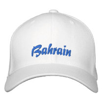 Bahrain Hat Embroidered Baseball Cap