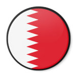 Bahrain quality Flag Circle Refrigerator Magnets
