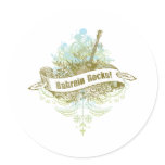Bahrain Rocks Round Stickers
