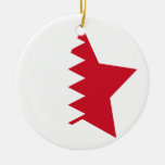 Bahrain Star Christmas Tree Ornaments