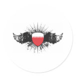 Bahrain Round Sticker