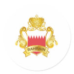 Bahrain Round Sticker