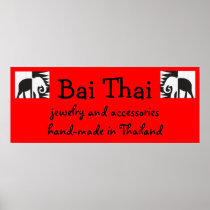 Bai Thai Sign Print
