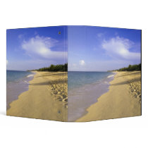 Baie Longue Long Bay beach, St. Martin, 3 Ring Binder