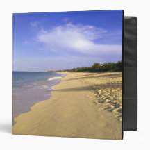 Baie Longue Long Bay beach, St. Martin, 3 Ring Binder