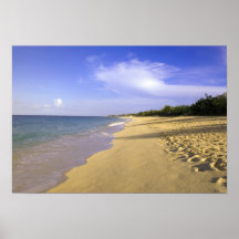 Baie Longue Long Bay beach, St. Martin, Print
