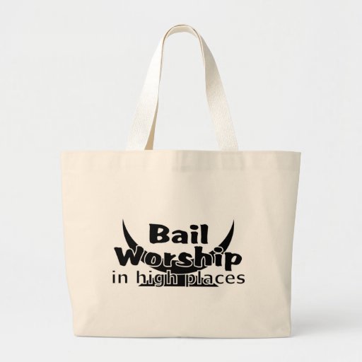 Bail Worship Greed Fest Tote Bags