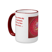 Baile de nueve señoras tazas de café