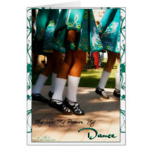 Baile la tarjeta del día del St Pat de la plantill
