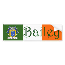Bailey Coat of Arms Flag Bumper Sticker bumper stickers by irishcountry Bailey Coat of Arms Flag Bumper Sticker bumper stickers