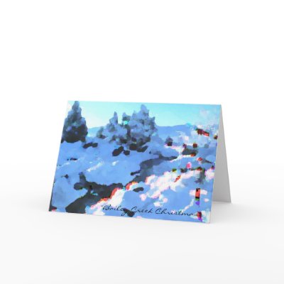 Bailey Creek Christmas Card by gottapaint