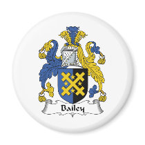 Bailey Family Crest Fridge Magnet