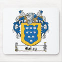 Bailey Family Crest mousepads by coatsofarms Bailey Family Crest mousepads