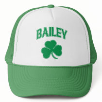 Bailey Irish Shamrock t shirt Trucker Hat