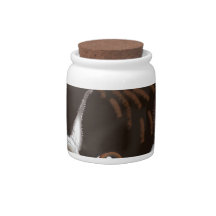 Bailey Pearl the Frenchie Dog Candy Jars