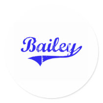 Bailey Surname Classic Style Sticker