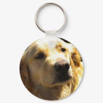 Bailey the Golden Retriever Keychain by Veroshi Bailey the Golden Retriever Keychain