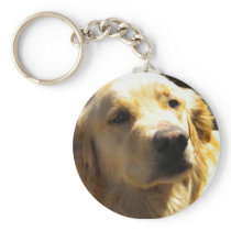 Bailey the Golden Retriever Keychain