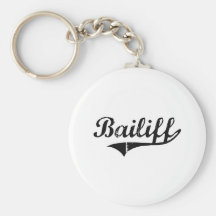 Bailiff Professional Job Keychain