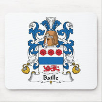 Baille Family Crest Mousepad