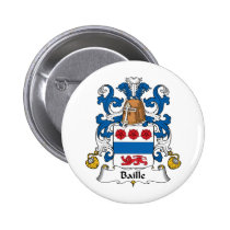 Baille Family Crest Button