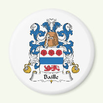 Baille Family Crest Magnet