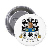 Baillet Family Crest Button