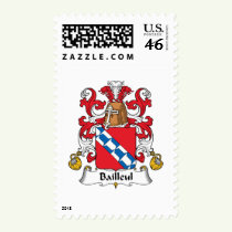 Bailleul Family Crest Stamps