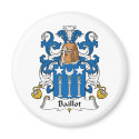 Baillot Family Crest magnets by coatsofarms Baillot Family Crest magnets