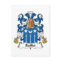 Baillot Family Crest postcards by coatsofarms Baillot Family Crest postcards