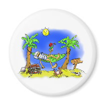 Bailout Beach Refrigerator Magnets