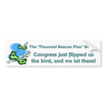 Bailout Congress Flipped... bumper sticker bumper stickers