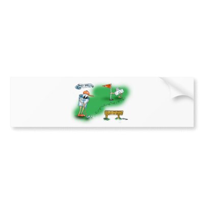 Bailout Open - Golf bumper stickers