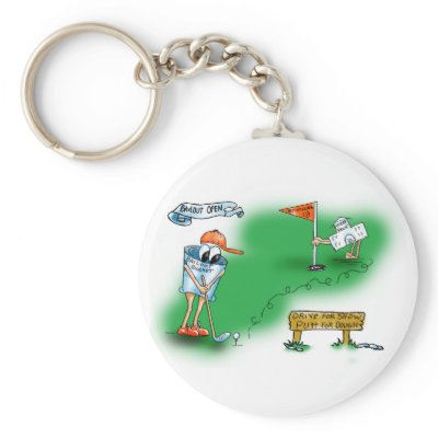 Bailout Open - Golf keychains