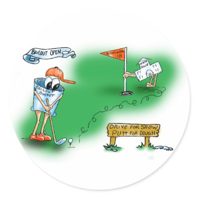 Bailout Open - Golf stickers