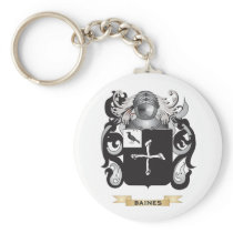 Baines Coat of Arms (Family Crest) Keychains