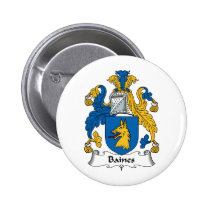 Baines Family Crest Button