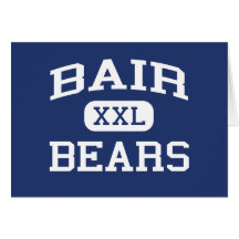 Bair Bears Middle School Sunrise Florida Greeting Cards