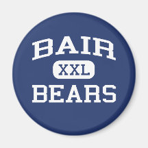 Bair Bears Middle School Sunrise Florida Fridge Magnets