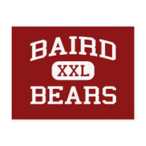 Baird - Bears - Baird High School - Baird Texas Post Card