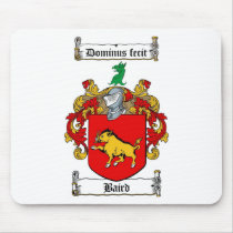 BAIRD FAMILY CREST -  BAIRD COAT OF ARMS MOUSE MATS