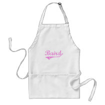 Baird Last Name Classic Style Apron