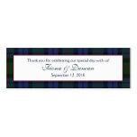 Baird Tartan Favor Tag Business Cards